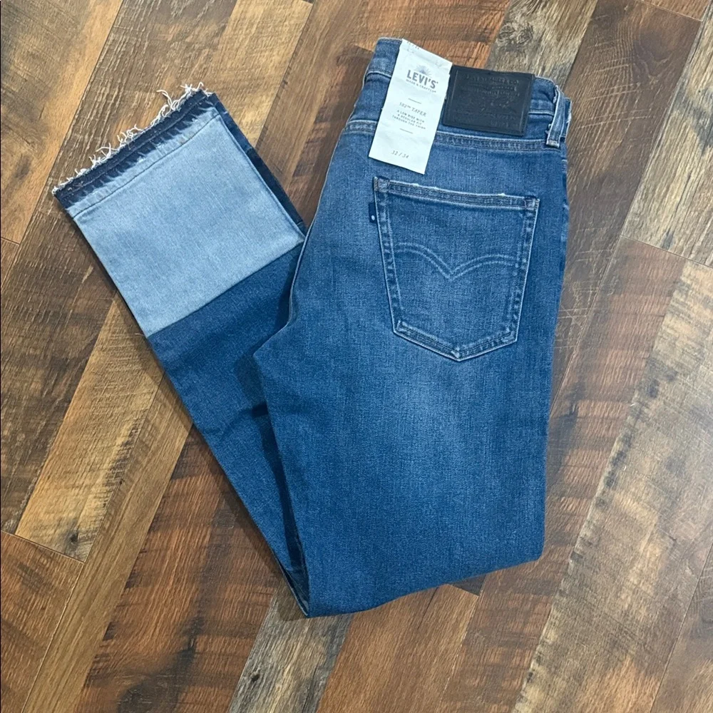 NWT Levi’s Made & Crafted 502 Taper Patchwork Jeans W32 L34 Japanese Denim